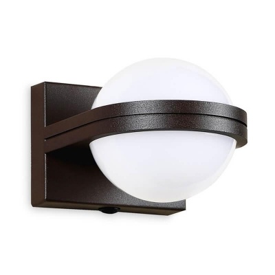 Ambrella Настенный светодиодный светильник с выключателем FW558 SCF кофе песок LED 3000K 5W 80*80*138